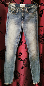 Calvin Klein mid rise skinny teksad, suurus W26 L33 (4 foto / 8)