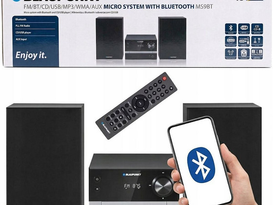Новый музыкальный центр Blaupunkt MS9BT радио, CD, BT, USB
