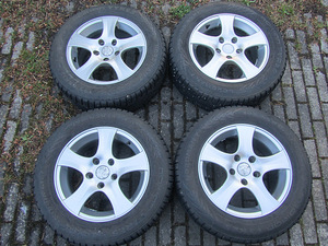 Диски R15 5x114.3 с зимней резиной Nokian 7 мм DOT20 (1 фото из 10)