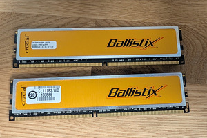 Crucial Ballistix DDR2 4GB (2x2GB) 800MHz CL4 lauaarvutile (1 foto / 1)