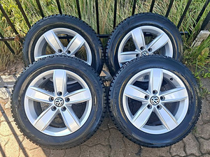 VW Originaal 16 5x112 Veljed ja Korralikud Talverehvid (1 foto / 4)