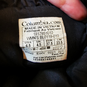 Зимние сапоги Columbia waterproof, размер 37,5 (стелька 23,5 см) (7 фото из 7)