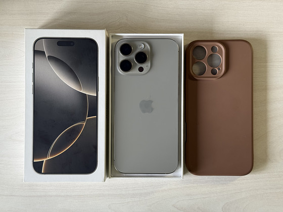 Apple iPhone 16 Pro Max Natural Ti 256GB nagu uus! Aku 91%