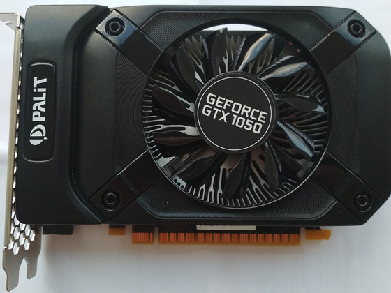 ВИДЕОКАРТА PALIT GTX1050 STORMX 2048Mb(2Gb)/GDDR5/128bit/DV