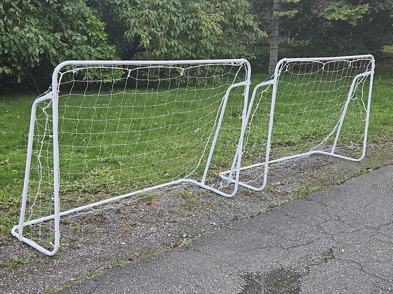 2x Jalgpallivärav võrguga / 2 jalgpalliväravat
