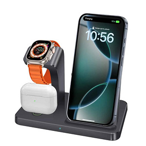 3in1 Fast Wireless Charger Station Dock 15W Samsung-Apple (2 foto / 10)