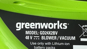 Lehepuhur Greenworks 48V (3 foto / 3)