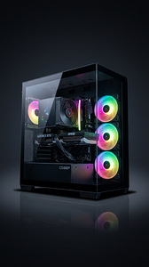 Мощный игровой компьютер – Ryzen 7 9700X + RTX 5070 Ti 16GB + 32 (1 фото из 2)