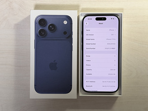 Apple iPhone 17 Pro 256GB Blue nagu uus! Aku 100% CC 8 (7 foto / 9)