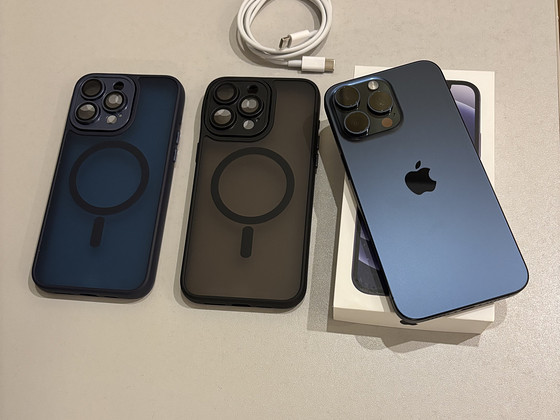 Apple Iphone 15 Pro Max 256gb синий титан