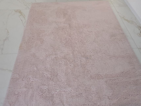 Мягкий пушистый ковер Rug.ee 160×230 см (розовый / пудровый)