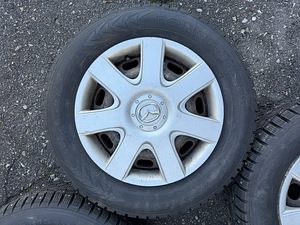 15" штампованные диски Mazda 5x114,3 + шипованные шины 195/65/15 8,5 мм (6 фото из 9)