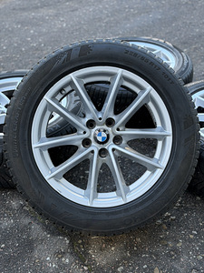 17" BMW style 618 originaalveljed 5x112 + naaatrehvid 225/55 (1 foto / 8)