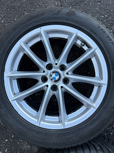 17" BMW style 618 originaalveljed 5x112 + naaatrehvid 225/55 (5 foto / 8)