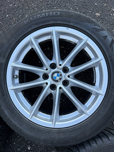 17" BMW style 618 originaalveljed 5x112 + naaatrehvid 225/55 (6 foto / 8)