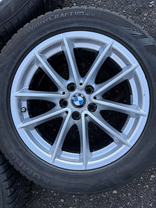 17" BMW style 618 originaalveljed 5x112 + naaatrehvid 225/55 (7 foto / 8)