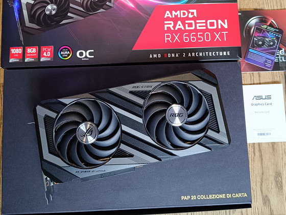 Asus ROG Strix Radeon RX 6650 XT OC 8GB