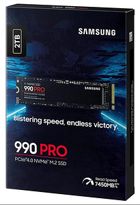 НОВЫЙ Samsung 990 Pro 2TB PCIe NVMe M.2 SSD (1 фото из 1)