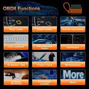 OBD2 Bluetooth-сканер KONNWEI KW906 (4 фото из 8)