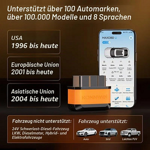 OBD2 Bluetooth-сканер KONNWEI KW906 (6 фото из 8)