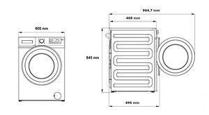 Продаю стиральную машину Beko B3WF U 7744 WB (5 фото из 5)
