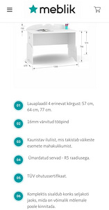 Meblik kirjutaslaud (2 foto / 2)