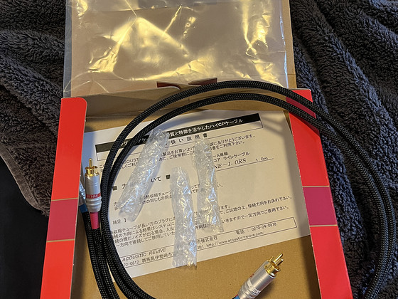 Acoustic Revive LINE-1.0RS RCA kaablid, 1 m