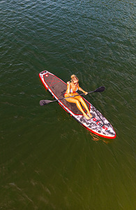 НОВАЯ SUP-ДОСКА, ПОЛНЫЙ КОМПЛЕКТ — СРАЗУ НА ВОДУ! Сиденье+вёсла+насос (1 фото из 7)