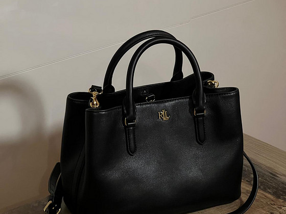 НОВАЯ кожаная сумка Ralph Lauren (Small Marcy Satchel)