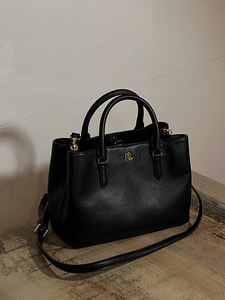 НОВАЯ кожаная сумка Ralph Lauren (Small Marcy Satchel) (1 фото из 5)