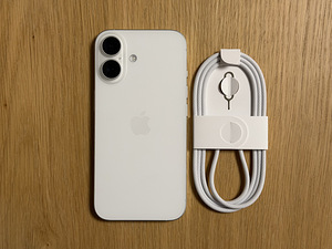 Apple IPhone 16 White 128GB uueväärne! Garantii 05.2028 (1 foto / 9)