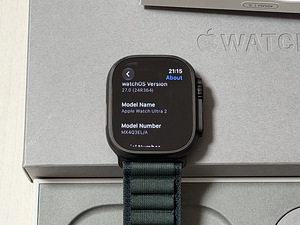 Apple Watch Ultra 2 49 мм, Black Ti, в хорошем состоянии. Аккумулятор 93% (5 фото из 7)