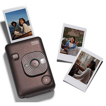 Fuji Instax Mini LiPlay, deep bronze — гибридная камера