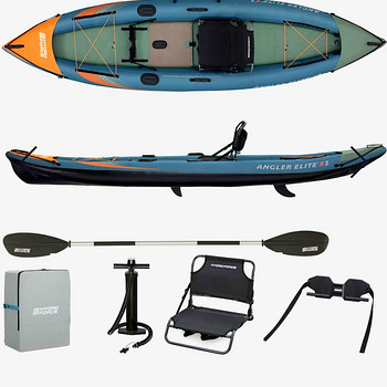 Рыболовный каяк Fish Kayak Bestway Angler Elite X1 Air-deck