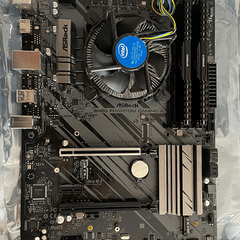 I3 10100F ASROCK B460 Phantom Gaming 2x8 gb DDR4