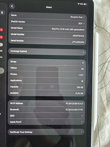 iPad pro 12.9" 6th gen (1 foto / 3)