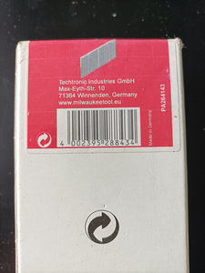 Milwaukee 4932459128 18G финишные гвозди (2 фото из 4)