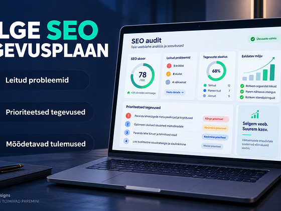 Veebilehed, SEO ja WordPressi hooldus ettevõtetele