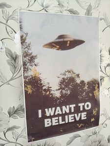 Plakat «I Want to Believe» (2 foto / 2)