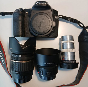 Фото: Canon EOS 40D + объективы + сумка + зарядное устройство (2 фото из 5)