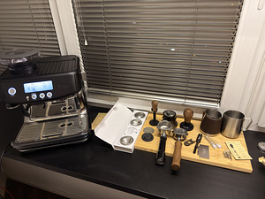 Sage Barista Pro (garantii jääk + täielik premium-komplekt) (1 foto / 3)