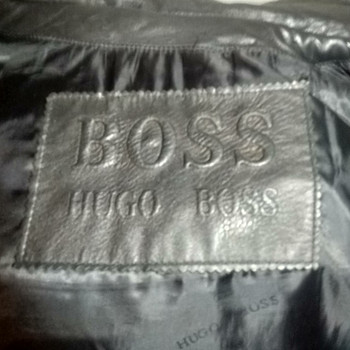 Nahktagi Hugo Boss/