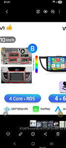 Honda crv 4 android 10" inch audio gps (3 фото из 3)