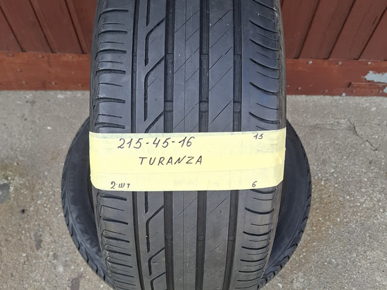 Rehvid 215-45-16. 2 tk. 6 mm. suverehvid.