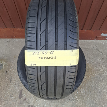 Резина 215-45-16. 2 шт. 6мм.лето.