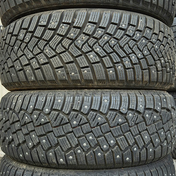 R15 Continental 185/55/15 - 8 мм - 100% шипованные - установка