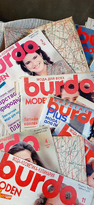11 старых журналов Burda Moden + выкройки, 1988–1998 (5 фото из 7)