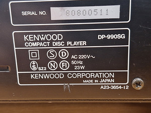 Kenwood DP-990SG (2 foto / 6)