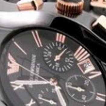 Armani Ceramics rose gold