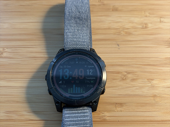 Garmin Fenix 7 Sapphire Solar + 4 ремешка